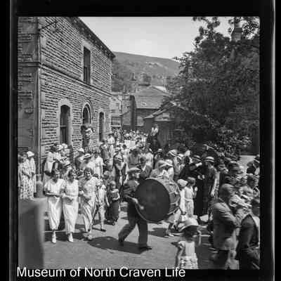 negative, sheet film - Settle Festival/Langcliffe Place