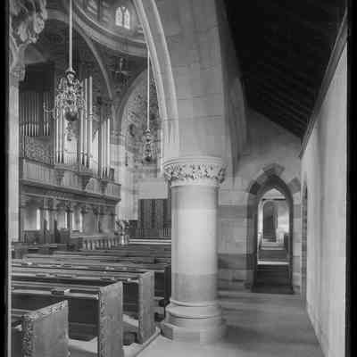 negative, glass plate - Giggleswick School Chapel (Interior) 10 of 12