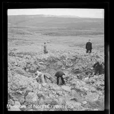 negative, sheet film - Bomb Holes on Darnbrook Moor