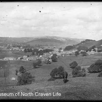 negative, glass plate - Settle from South East