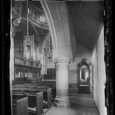 negative, glass plate - Giggleswick School Chapel (Interior)