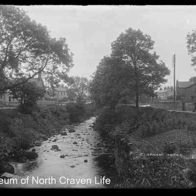 negative, glass plate - Clapham Beck 1 of 2