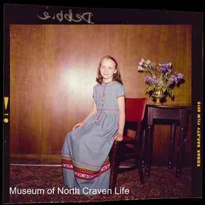 negative, sheet film - Settle Carnival Jubilee 1977 : Portrait