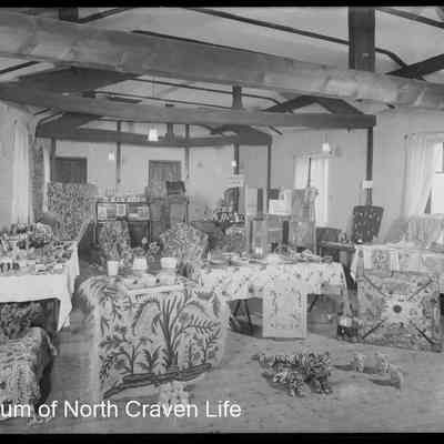 negative, glass plate - Display of crafts