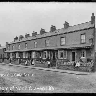 negative, glass plate - High Hill Grove, Settle
