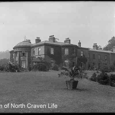 negative, glass plate - Ingleborough Hall 2 of 2