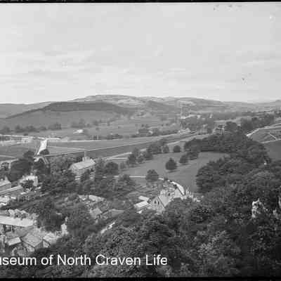 negative, glass plate - Settle from Castleberg