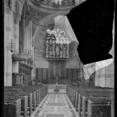 negative, glass plate - Giggleswick School Chapel (Interior) 9 of 12