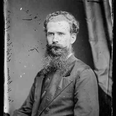 negative, glass plate - Portrait : Mr R. Harrison ? Clapham, 1875