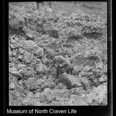 negative, sheet film - Bomb Holes on Darnbrook Moor