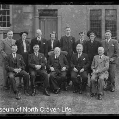 negative, sheet film - Group portrait : Rathmell Methodist Group (2 of 2)