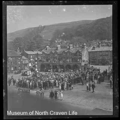 negative, sheet film - Settle Festival/Langcliffe Place