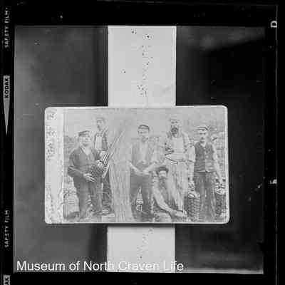 negative, sheet film - Portrait : Basket Weavers