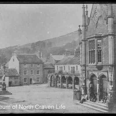 negative, glass plate - Town Hall, Settle
