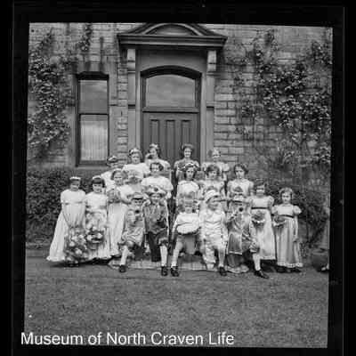 negative, sheet film - Group Portrait : Giggleswick Festival 1938
