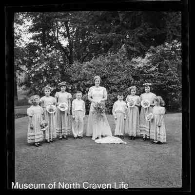 negative, sheet film - Settle Festival/Langcliffe Place : Portrait