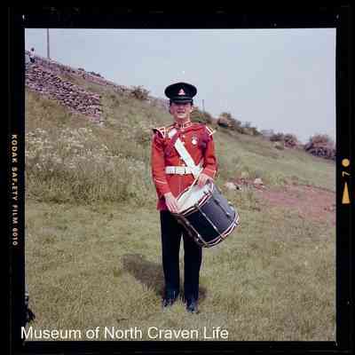 negative, sheet film - Portrait : Duke of Wellington Tattoo (Settle)