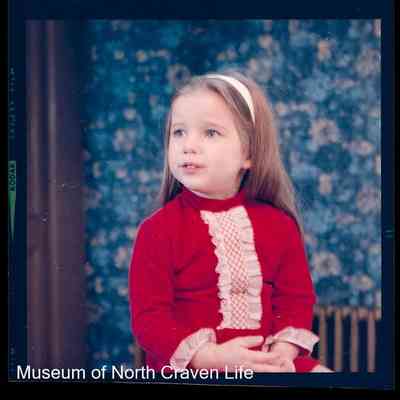 negative, sheet film - Portrait : Young girl