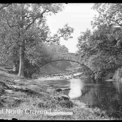 negative, glass plate - Stainforth Bridge