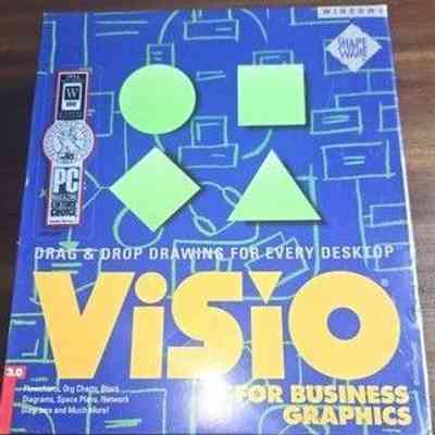 1994- Visio For Business Graphics v3.0 NEW SEALED (9/2025)