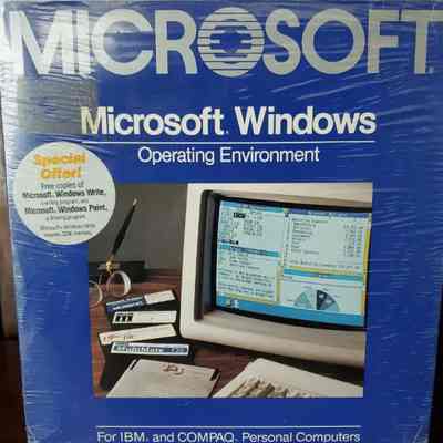 1986- Windows v1.03 - Microsoft (10/2024)
