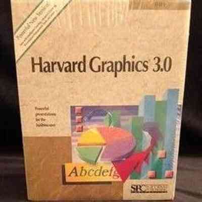1991- Harvard Graphics v3.0 - FACTORY SEALED (8/2025)