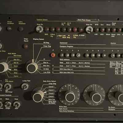 1970- IBM 3803 C.E.'s (customer engineer) diagnostic panel **