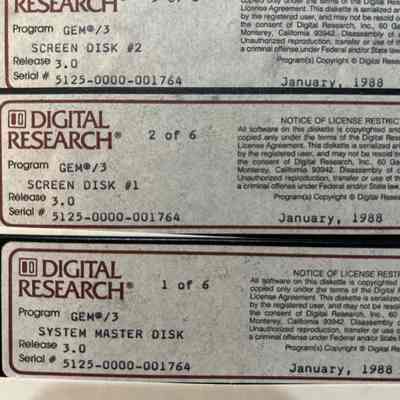 1988- GEM/3 by Digital Research (1/2025) Nedd Manuals