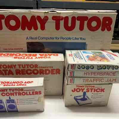 1983- Tomy Tutor w/Recorder, Joystick, Controllers and Games (6/2024)