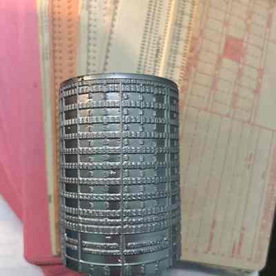 1931- Punch Cards and Printing Plate