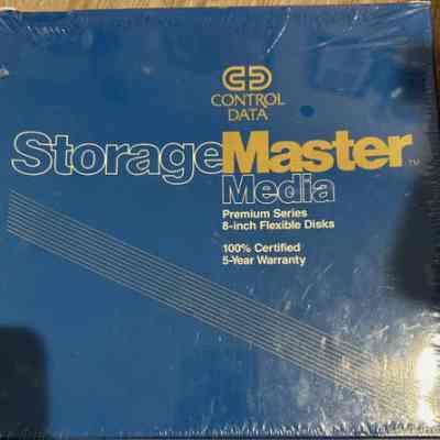 1971- Control Data 8" Floppy Disks Premium Series