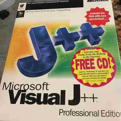 1996- Microsoft Visual J++ 1.0 Professional Edition (Factory Sealed) (10/2024)