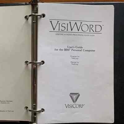 1982- VisiWord by VisiCorp with VisiSpell (1/2025) Need Disks