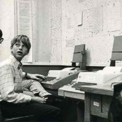 Paul Allen and Bill Gates in high school