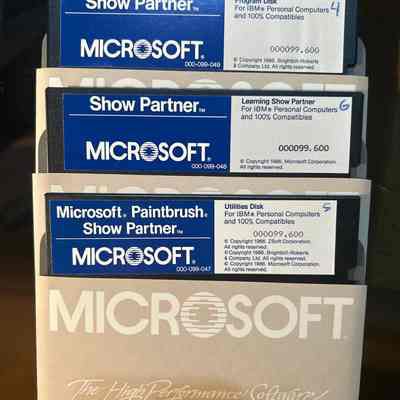 1986- Microsoft Show Partner **