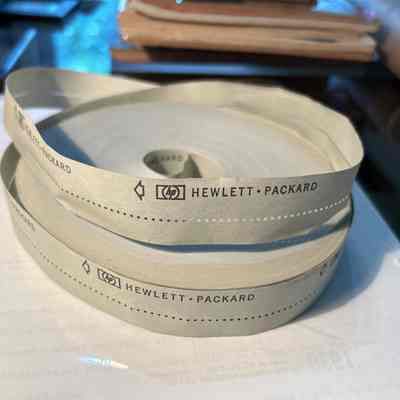 1965- Paper Punch Tape, Unused- HP