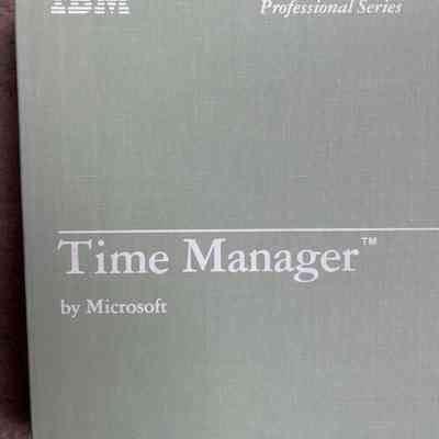 1982- IBM "Time Manager" v1.0 by Microsoft (7/2025)