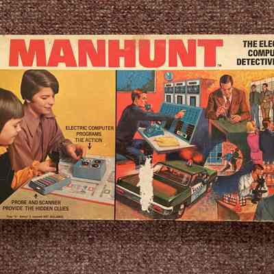 1976- Manhunt, The Electric Computer Detective Game