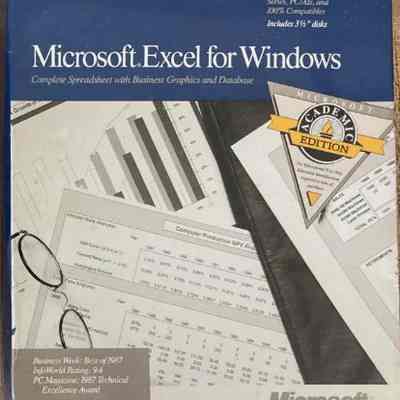 1988- Microsoft Excel for Windows v2.1 (8/2024)