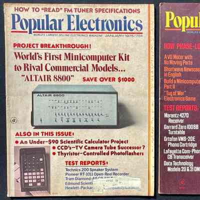 1975 (1) - Popular Electronic- Jan/Feb 1975- Altair 8800 (3/2024)