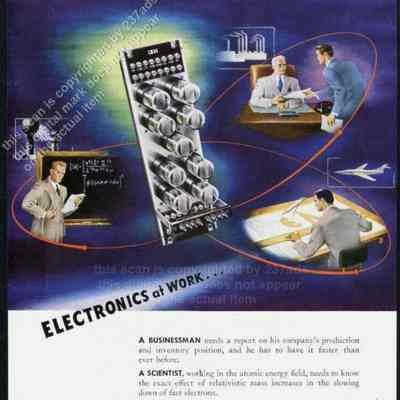 1950- IBM, Electronics at work