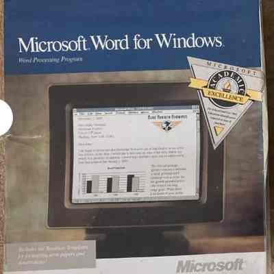 1990- Microsoft Word for Windows v1.1 (8/2024)
