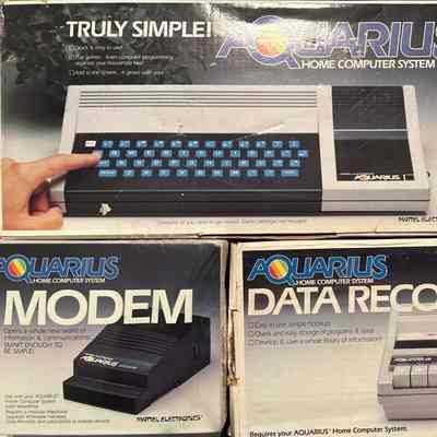 1983- Mattel Aquarius + Modem + Data Recorder (2/2024)