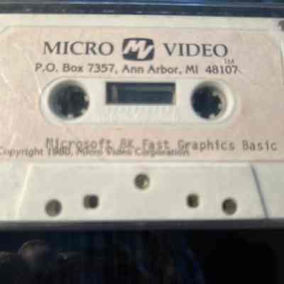 1980- Microsoft 8k, Fast Graphics Basic, Micro Video (Interact) **
