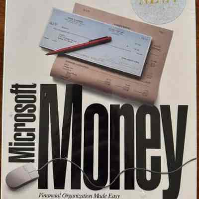 1991- Microsoft Money 1.0 NOS Boxed Shrink-wrapped (8/2024)