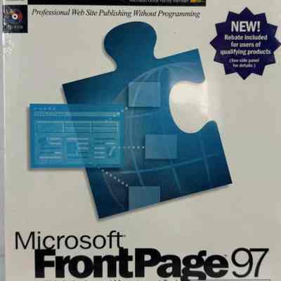 1996- Frontpage 97 (v2.0) by Microsoft (1/2025)