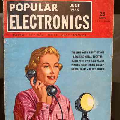 1955/06, Popular Electronics, "TRADIC- The Super Computer"