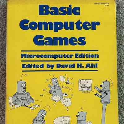 1978- BASIC COMPUTER GAMES MICROCOMPUTER EDITION 1st Ed 1st Print DAVID AHI (8/2025)