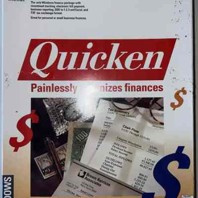 1991- Intuit Quicker v1.01 for Windows- New/Sealed (12/2024)
