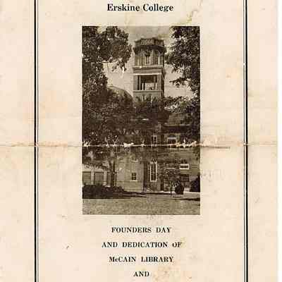 McCain Library Dedication